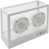 Tout neuf 😀 TRANSPARENT Enceinte Résidentielle Speaker Small Blanche 🎉 8