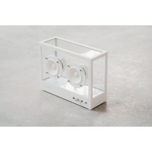 Tout neuf 😀 TRANSPARENT Enceinte Résidentielle Speaker Small Blanche 🎉 7