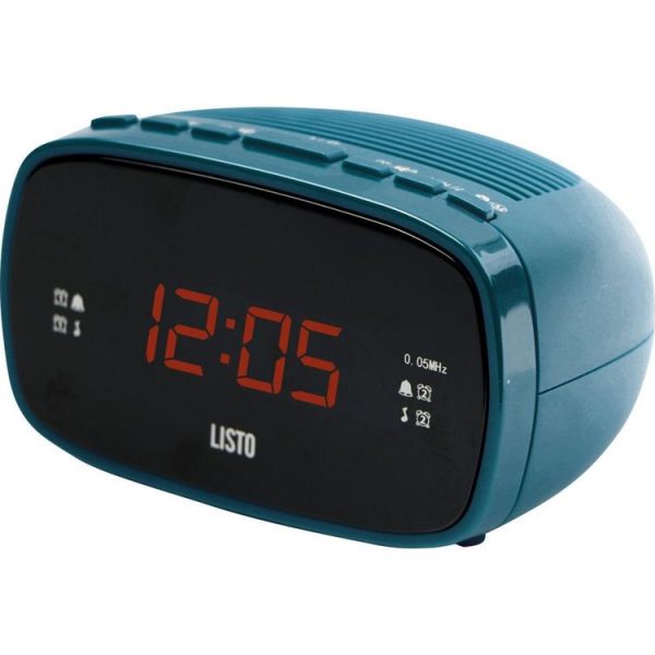 Meilleure vente 🎁 Listo Radio Réveil RR-908 Bleu 👍 1