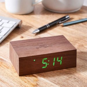 Sortie 🌟 Gingko Réveil Flip Natural Walnut 😀 9