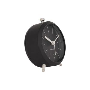 Bon marché 🔔 Karlsson Réveil Button En Métal – Noir 👏 7