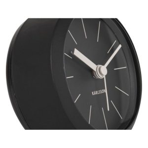 Bon marché 🔔 Karlsson Réveil Button En Métal – Noir 👏 9