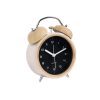 Le moins cher ❤️ Karlsson Horloge Réveil Rétro En Bois Bell – Diam. 10 Cm – Noir ❤️ 11