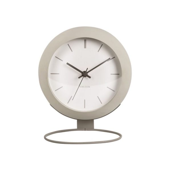 De gros ✔️ Karlsson Horloge à Poser Nirvana Globe – Ivoire/Gris Clair ✔️ 1