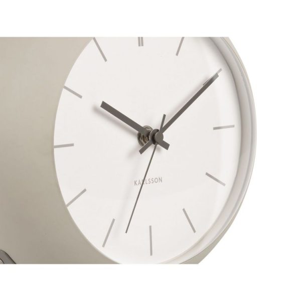 De gros ✔️ Karlsson Horloge à Poser Nirvana Globe – Ivoire/Gris Clair ✔️ 4