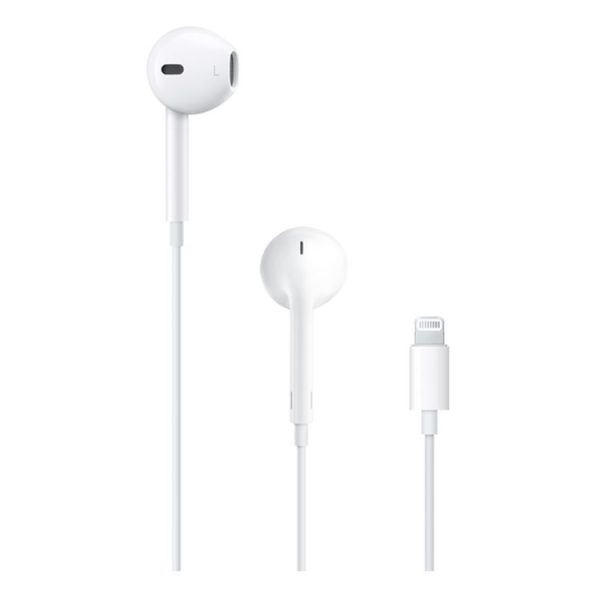Bon marché 💯 APPLE Ecouteurs EarPods Avec Connecteur Lightning – Blanc 🛒 1