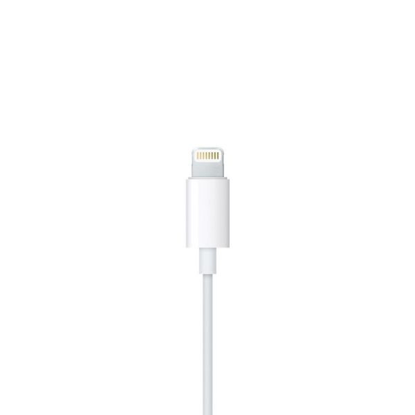 Bon marché 💯 APPLE Ecouteurs EarPods Avec Connecteur Lightning – Blanc 🛒 3