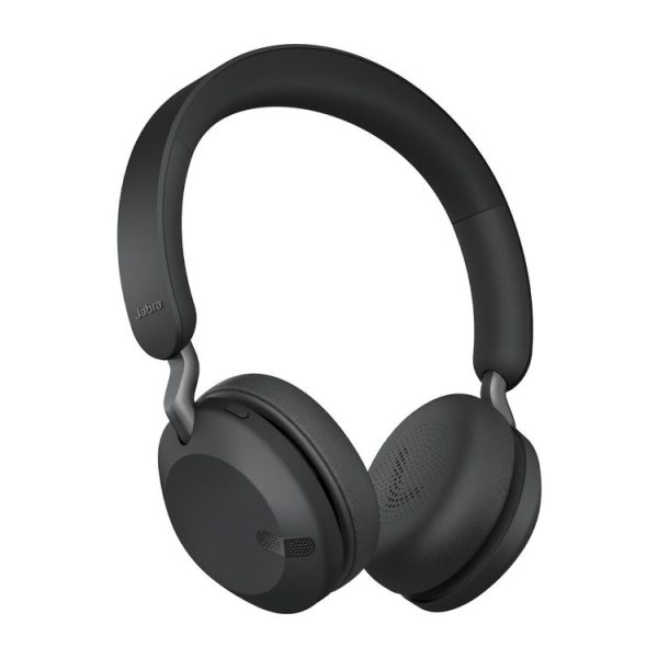 Promo 😀 JABRA Casque Bluetooth Élite 45H – Titanium Noir ✨ 1