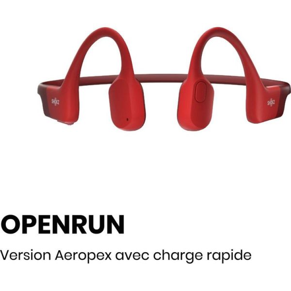 Vente flash 💯 SHOKZ Casque OpenRun Rouge 🤩 3