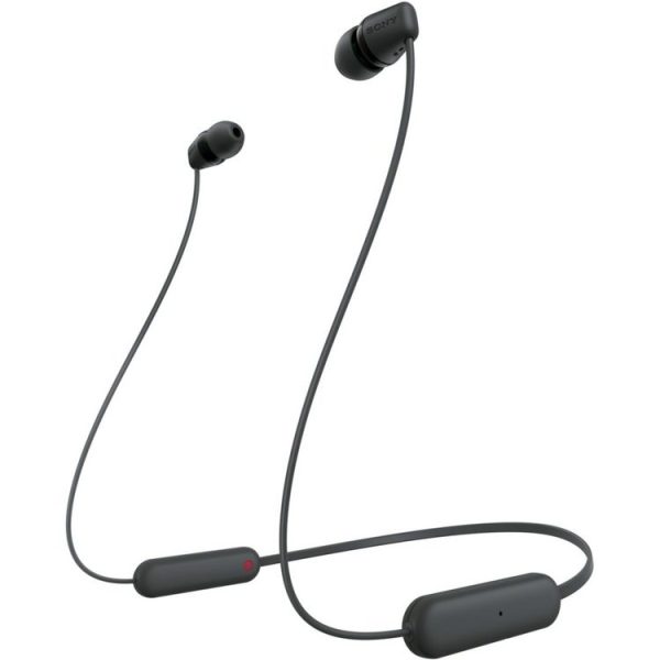 Budget 🧨 SONY Ecouteurs WIC100 Noir ❤️ 1