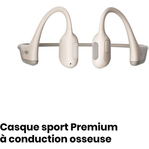 Promo 🎉 SHOKZ Casque OpenRun Pro Mini Beige ✔️ 4