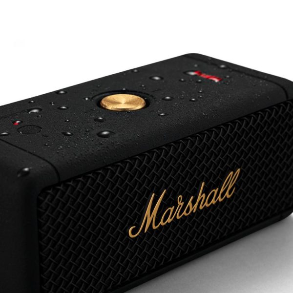 Meilleure vente ❤️ MARSHALL Enceinte Portable Emberton BT Black & Brass 🛒 4
