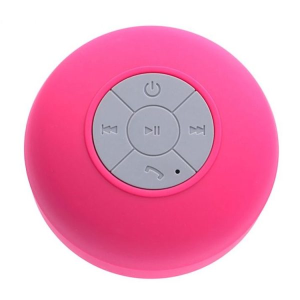 Grosses soldes 🔔 Amahousse Enceinte Salle De Bain Rose Bluetooth Waterproof 😀 4